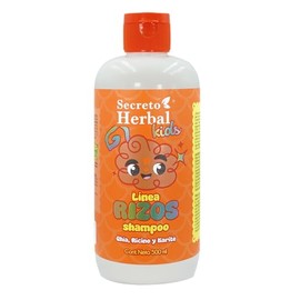 Shampoo Línea Rizos Kids Secreto Herbal Chía, Ricino y Karité 500ml
