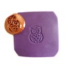 Cute Owl Stamp on round base