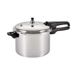Mirro 92180A Polished Aluminum 10-PSI Pressure Cooker Cookware, 8-Quart, Silver -