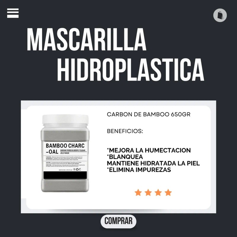 Mascarilla Hidroplastica Jelly Mask Cabina Spa Antiedad