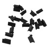 Jiozermi 20 Pcs Black Silicone USB A Female Anti Dust
