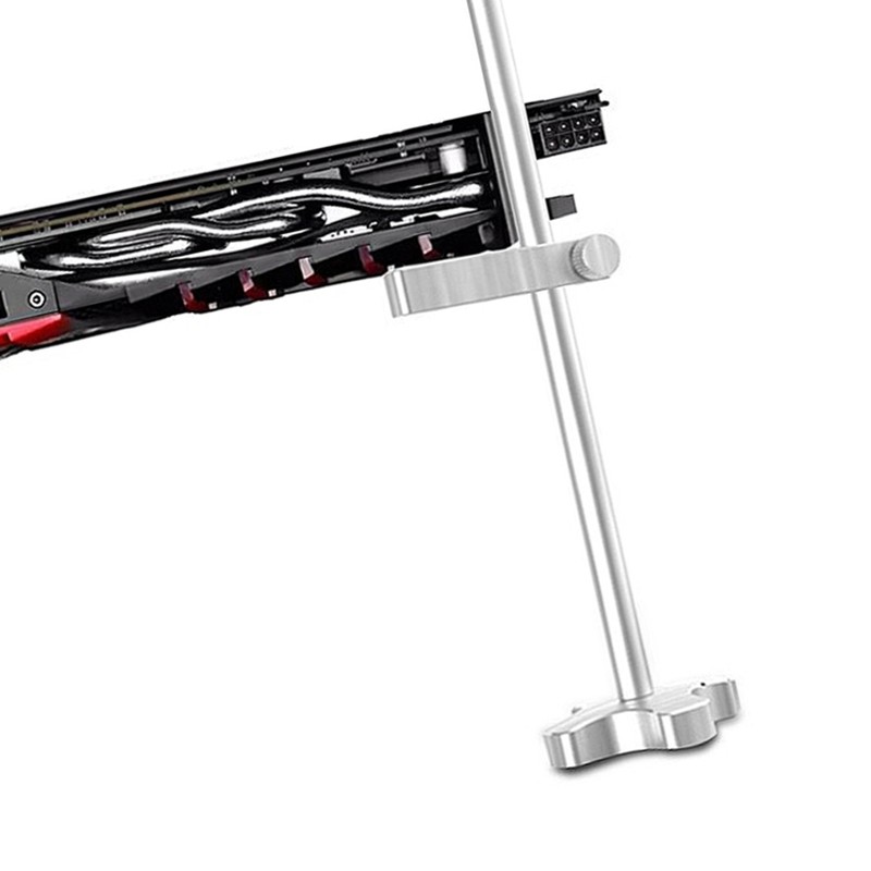 GM961 Aluminum Vertical Graphics Card Holder Single Support Jack Bracket