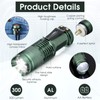 Fumete 20 Pieces LED Flashlight Mini 3 Mode Tactical Torch