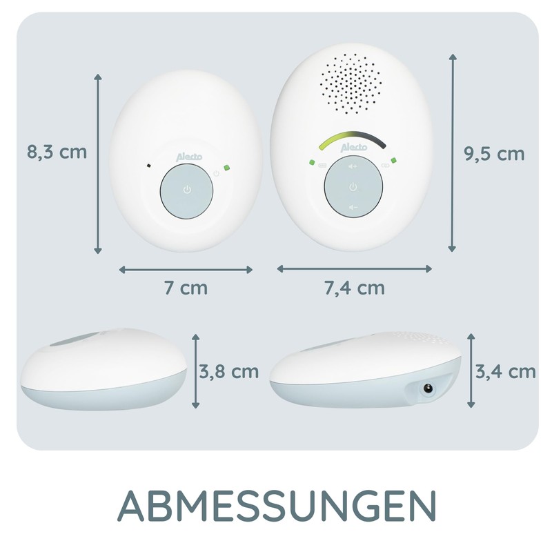 Alecto DBX110 Baby Monitor Audio - Digital Baby Monitor with