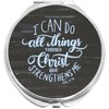 NewCharms Can Do All Things Through Christ Compact with Mirrors