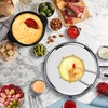 CUSIMAX Electric Fondue Set with 1300W Power Temperature Control for