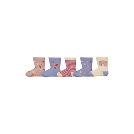 NAME IT Baby Girl Socks, Rose Smoke