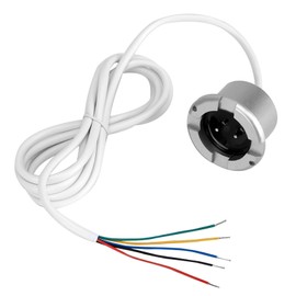 Water Leak Detector, Wired Water Sensor 12 VDC Flood Leak Detector 200 g High Sensitivity -10°C - 50°C for Places that Need to Report Standing Water