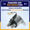 Starter Motor Solenoid with 2-Wire Plug Pigtail Replacement for Generac