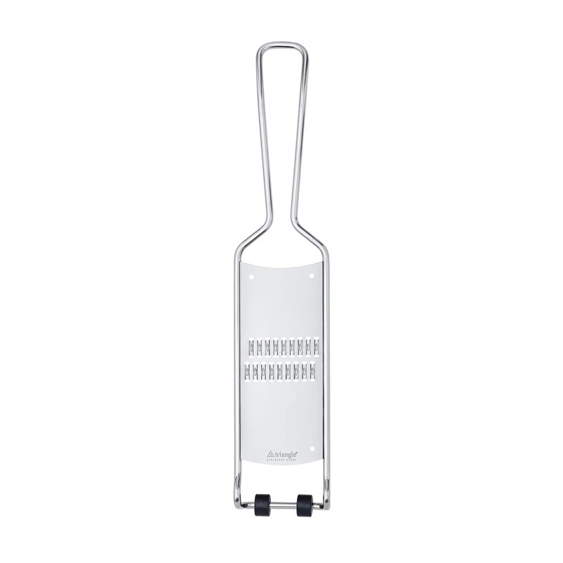 triangle Julienne Grater with Removable Catcher - Ultra-Sharp Stainless Steel