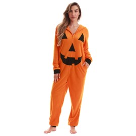 Just Love 6974-L Adult Onesie Pumpkin Costume
