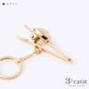 Three Karat Bag Key Clip, Nuance Shell, Key Clip, Women's,