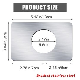 Door Reinforcement Plate,Door Lock Repair kit,Door Knob Deadbolt Repair Backplate Reinforcer Kit, 2 PCS with 304 Stainless Steel Material