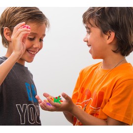 JA-RU Jumbo Jax Toy Set w/Rubber Ball (12 Jax Set) Rainbow Neon Color Jacks Game for Kids & Adults. Classic Retro Toys. Bulk Birthday Party Favors Vintage Stocking Stuffers Pinata Filler. 731-12p