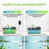 Poafamx Rechargeable Aquarium Pond Air Pump, Quiet 15W Oxygen Aerator