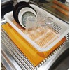 Fine Dish Towel, Kitchen Water Absorption, Paper, Cloth, Orange, Reusable