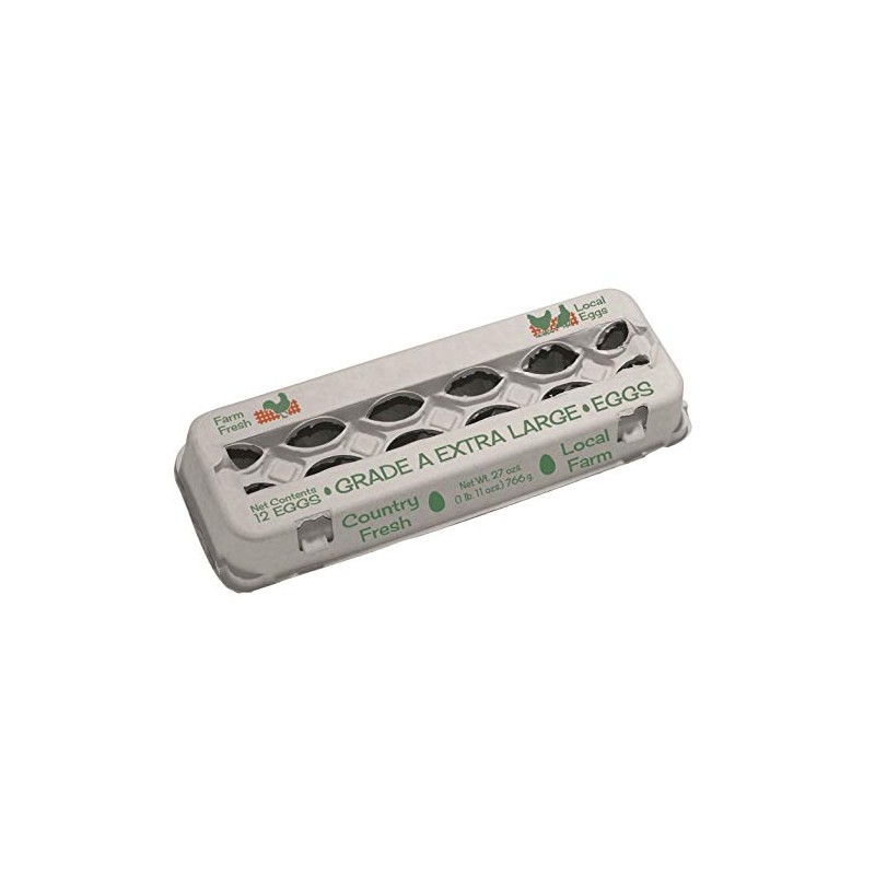 TECS Grade A Extra Large Printed Paper-Pulp Carton with UPC