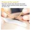 pinza L Nagaraku N-07 Para Pestañas De Volumen