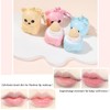 Bear Balm Keychain Trio Strawberry, Blueberry, Honey Flavored Nourish A