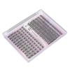 126 Cluster Lashes 10‑14mm Fluffy D Curl Individual Lashes for