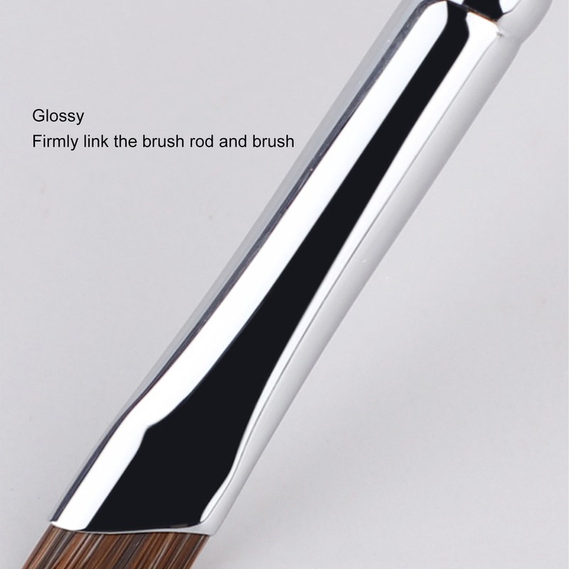 10pcs Sickle Eyeliner Brush Double Ended Sickle Eyeliner Detail Brush