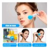Masaje Facial Con Bola De Hielo Y Tratamiento Para Ojos