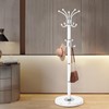 Waavryee Modern Metal Coat Rack Stand, 360°Rotary Coat Rack Freestanding