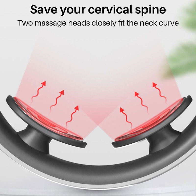 Smart Neck Massager Relieve Cervical Muscle Pain Multifunction Recharge Cervical