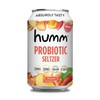 Humm Peach Sparkling Water - Zero Sugar, Zero Calorie Seltzer