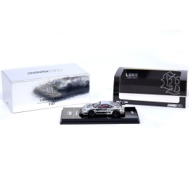 DCD LBWK (Liberty Walk) F40 Chrome Silver 1/64 Diecast Model Car by Inno Models