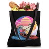 Funny Surfing Dog Paddleboarding Stand Up Paddleboard Dogs Tote Bag