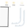 COHEALI 2pcs Projector Screen Mount Bracket Wall Hanging Hook Bracket