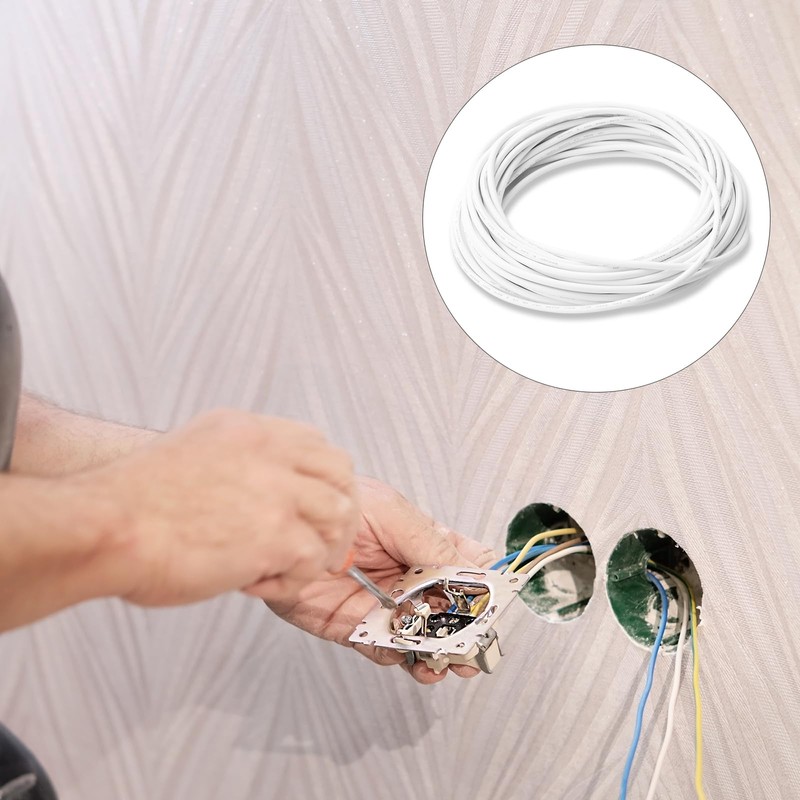 10 Metres White Two-Conductor Cable 24AWG Cable Power Cable 2