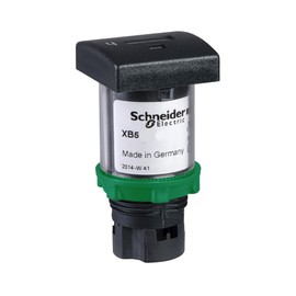 Schneider Electric Hour Counter - Plastic Push Button - Mechanical 5 Digit Display - 22mm Mounting Diameter, 120V AC - Quick & Easy Assembly - Harmony XB5 (XB5DSG)