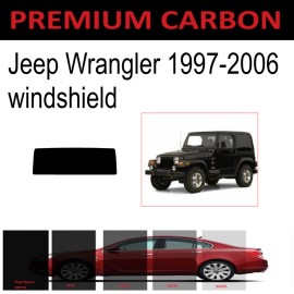 TintPro Premium Nano Carbon Window Tint fits Jeep Wrangler 1997-2006 Precut Windshield