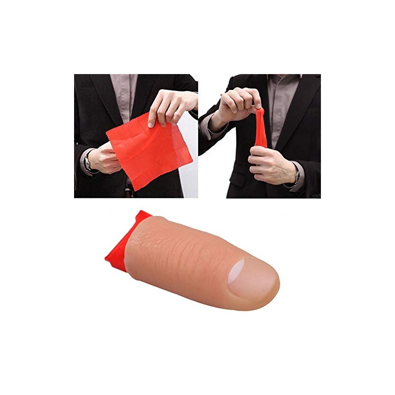 MilesMagic Magician's Rubber Thumb Tip with Silk Close Up Trick
