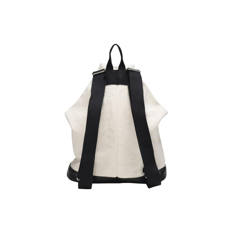 Volcom Zippered Backpack Rucksack, Black/White