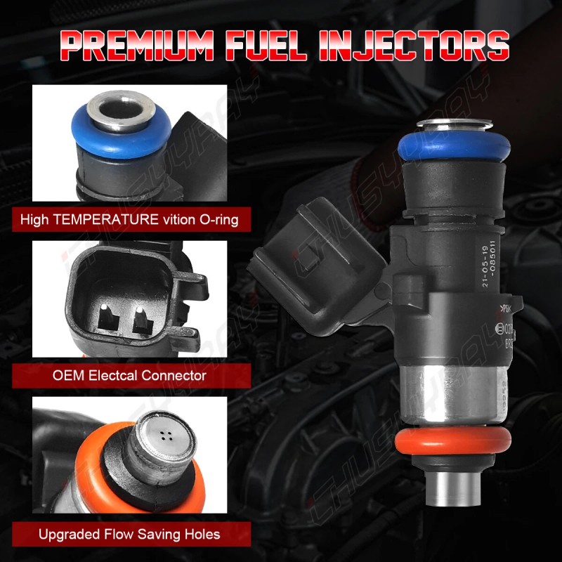 CHUSYYRAY 6X Original Fuel Injectors 0280158191 FOR Ford F150 2011