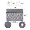 Eamay Wall Mount/Over Door File Hanging Storage Organizer - 4