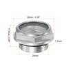 QUARKZMAN 2 Pieces Air Compressor Oil Sight Glass 24x1.5mm Thread