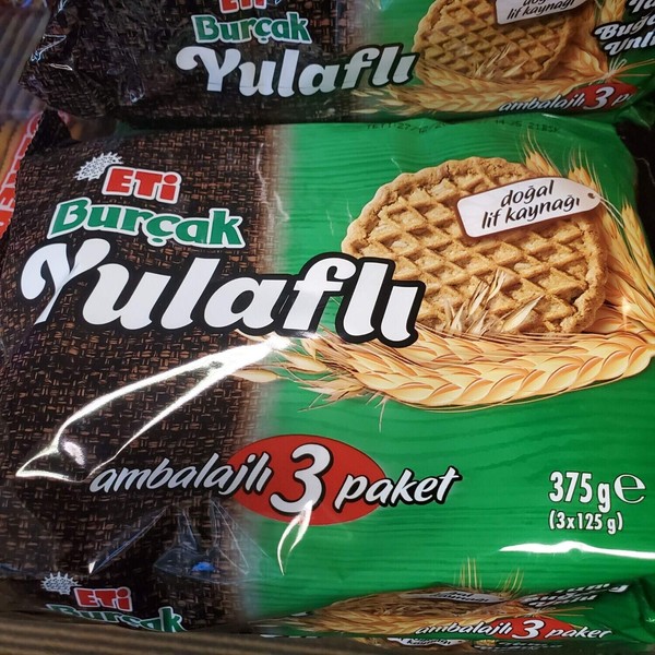 Eti Burcak Oat Biscuit with Milk Cream (Yulafli Biskuvi) 400g