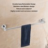 Retractable Towel Bar Robust Rustproof Stainless Steel Towel Bar Towel