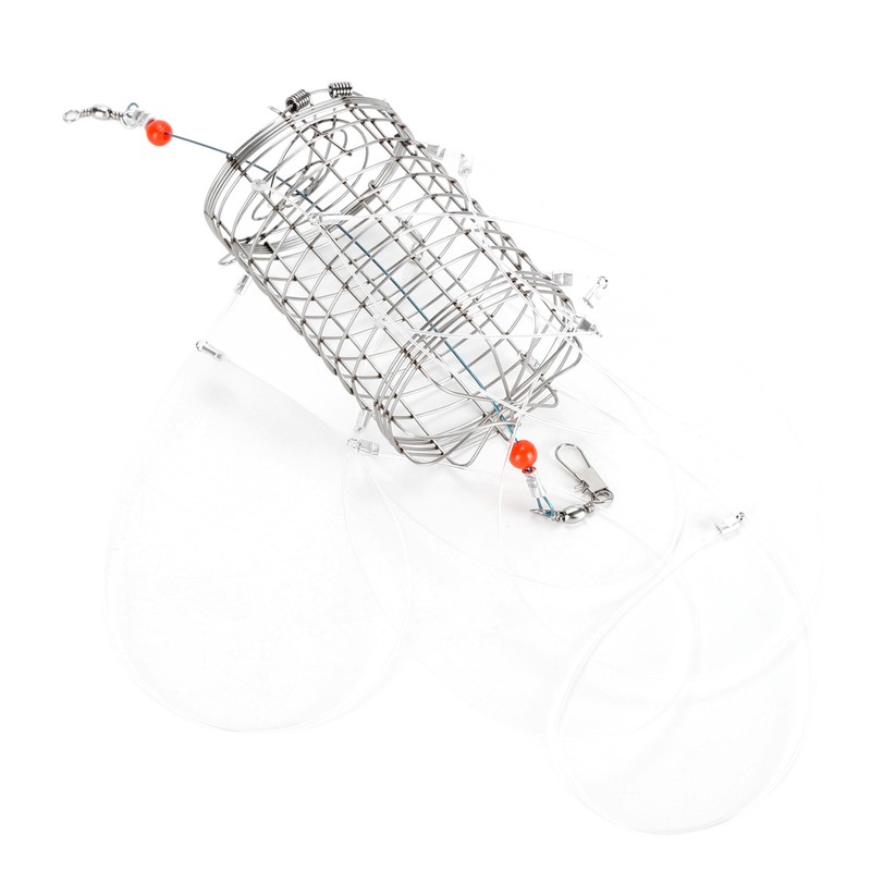 Crab Snares with 8 Loops Reusable Cylindrical Stainless Steel Wire