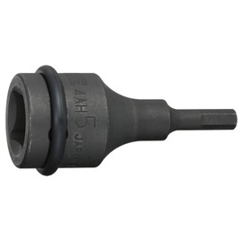 Tone HP4AH-05 Hexagon Socket for Impacts, 0.5 inch (12.7 mm) (1/2 mm), 2 Side Width 0.2 inch (5 mm)