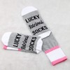 JXGZSO 1 Pair IVF Socks Lucky Transfer Socks Lucky Retrieval