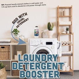 MAXTITE 99% Pure Boric Acid - Granular (2 lbs) - Granular, Premium Industrial Grade Strength H3BO3 - Convenient Screw-Cap Bottle