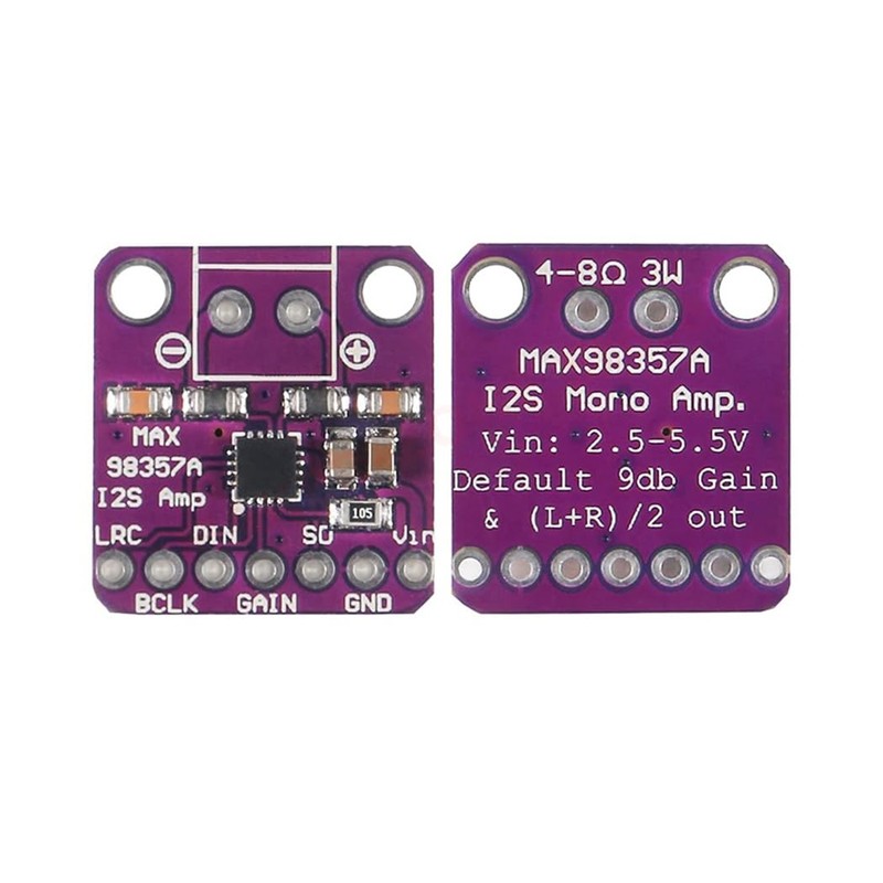 Hailege 3pcs MAX98357 Class D Audio Amplifier Board I2S 3W