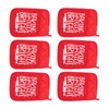 6Pcs Christmas Pot Holders with Pocket Heat Resistant Hot Pad