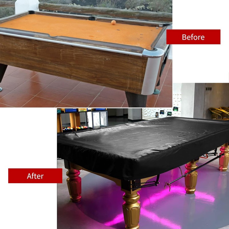 8ft Pool Table Cover Waterproof & UV Protection, Billiard Pool