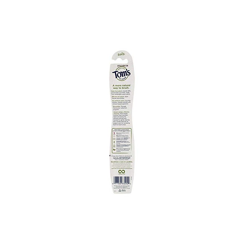 Toms Toothbrsh Adult Sft Size 1ct Toms Toothbrush Adult Soft